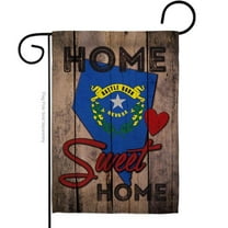 13 x 18.5 in. State Nevada Home Sweet American State Vertical Garden Flag with Double-Sided House Decoration Banner Yard Gift