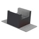 thumbnail image 4 of Caja de cartón graduada con losa, organizador de almacenamiento, expositor, contenedor coleccionable para Gris, 4 of 9