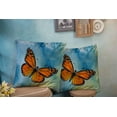 thumbnail image 4 of Set of 2 Butterfly Throw Pillow Covers 18X18 Inch Decorative Pillow Cases for Couch Bedroom Living Room, 4 of 6
