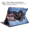 thumbnail image 4 of Case for iPad Air 2/Air 1/iPad 9.7" 5th/6th Generation(2017/2018) - 360 Degree Rotating Multi-Angle Viewing Folio Stand Cases with Auto Sleep/Wake (Grey), 4 of 7