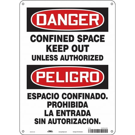 

Condor Safety Sign 14 inx10 in Aluminum 465L66 465L66 ZO-G5077760