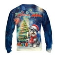 thumbnail image 2 of Merry Christmas and Happy New Year Santa Schnauzer Holiday Xmas Winter 2025 All Over Print 3D Sweatshirt Unisex Merch Miniature Schnauzer Dog Lover - 00024, 2 of 6