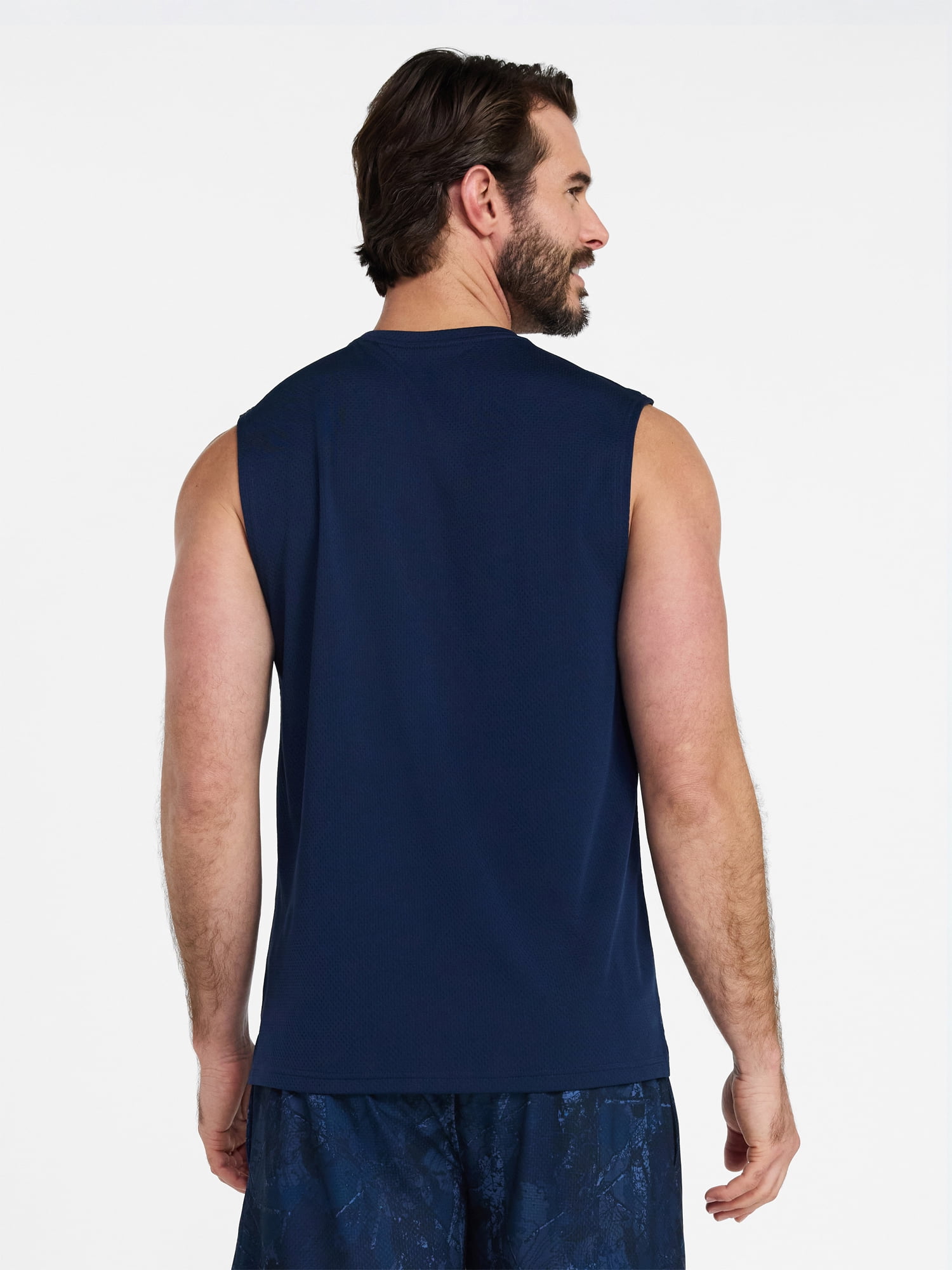 Athletic Works Men’s Sleeveless Mesh Muscle Tee, Sizes XS-5XL