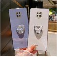 thumbnail image 2 of Note9 Anillo De Mariposa Soporte De Teléfono Funda De Chapado Para El Titular Xiaomi Redmi Note 9 Pro Max 9s Note9 4G 5G 9C 9A 9T 9AT Redmi9 La Cubierta Trasera, 2 of 4