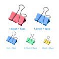 thumbnail image 2 of Binder clips Mearun Solar de 100 piezas, surtidos, de colores, 2 of 7