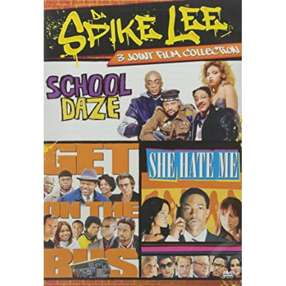 New Spike Lee 3 Film Set: School Daze / Get on the Bus / She Hate Me (DVD)