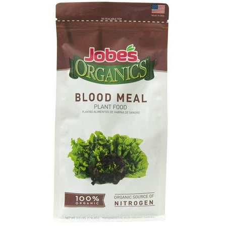 Jobe's Organics 09327 Vegetables, Ferns, Shrubs and Composting, 3 Pound Bag Blood Meal 12-0-0 Organic Nitrogen for Berries, Leafy, 3 lb, Organic granular fertilizer for.., By Jobes (Best Compost For Vegetables)