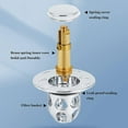 2 Pieces Universal Pop Up Sink Drain, Hair Filterdrain Hole 3440mm6*6