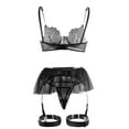 thumbnail image 3 of Gibobby Ropa interior mujer Lencería sexy para mujer, ropa interior sexy, lencería para mujer(Negro, G), 3 of 5