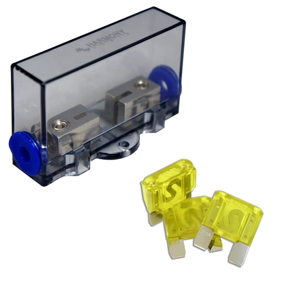 Harmony Audio Car - Boat Marine Stereo MAXI Fuseholder & 100 Amp Fuses