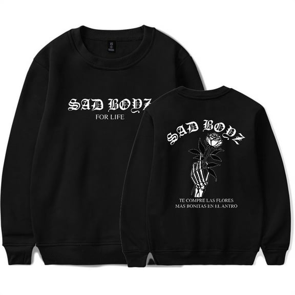 Junior H Sad Boyz Tour Crewneck Hip Hop Sweatshirt Unique Pullover Funny Clothes