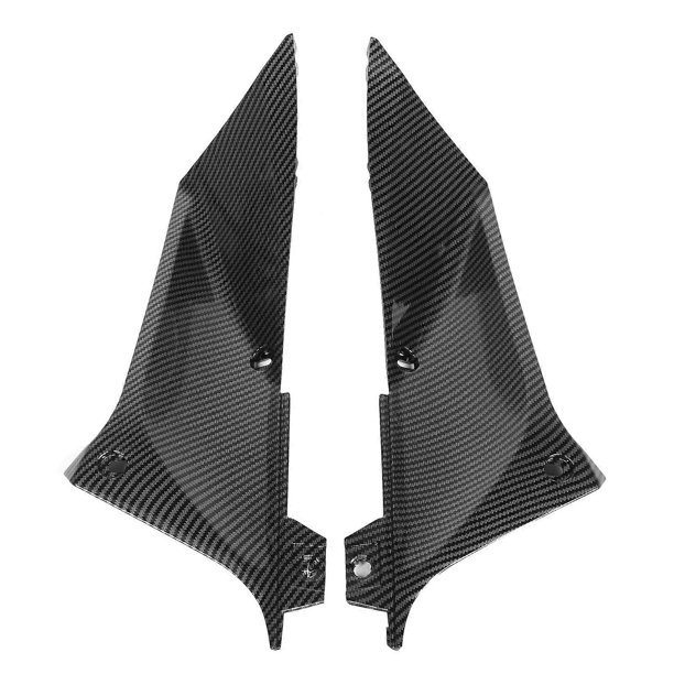 2pcs Carbon Fiber Style Left and Right Side Air Duct Cover Fairing Insert Part Fit for Yamaha YZF R1 2002‑2003