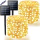 thumbnail image 1 of Guirnalda de luces solares BHCLIGHT, paquete de 2, 24 m, 200 LED, impermeables, 1 of 7