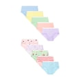 thumbnail image 7 of Hanes Infants/Toddlers Hipster Underwear Pack, 10-Pack, Toddler Core 100% Cotton Underwear for Toddler Girls, 7 of 7