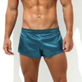 thumbnail image 2 of Caleçons pour Hommes Hommes Couleur Unie Décontractés Élastiques Taille Mi-Haute Shorts sous-Vêtements, 2 of 9