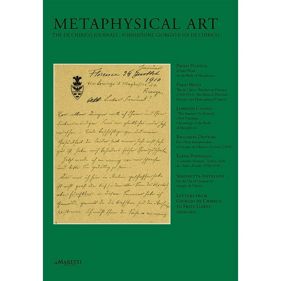 Metaphysical Art : The de Chirico Journal N° 21/22 (Paperback)
