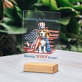 thumbnail image 2 of Democratic Beagle Making Woof Count Election 2024 Acrylic Plaque Sign Ashwood Base Beagles Dog Lover Gifts Idea Home Desk Decor - 01001, 2 of 5