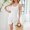White, variant on Oplxuo Swimsuit Coverup Summer Dresses for Women 2025 Eyelet Crew Neck Loose Sleeveless Sundresses Twisted Dresses