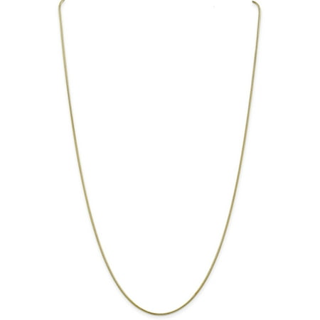 - 10k 1.1mm Round Snake Chain