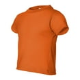 thumbnail image 2 of Couver Toddler Baby Girls Boys Cotton Jersey Short-Sleeve T-Shirt, Activewear, Mandarin Orange, 5/6, 2 of 5