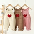 thumbnail image 5 of ZACPNCV Toddler Boys Girls Corduroy Bib Overalls Corduroy Suspender Pants Kids Overalls Straps Outfits Pants Jumpsuit with Pockets Pink 3-4 Years, 5 of 5