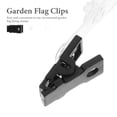 thumbnail image 2 of Clips para banderas de jardín, topes para asta, herramienta de fijación para jardín, clips para banderas, accesorios, insignias de PVC y metal, 10 unidades, 2 of 6