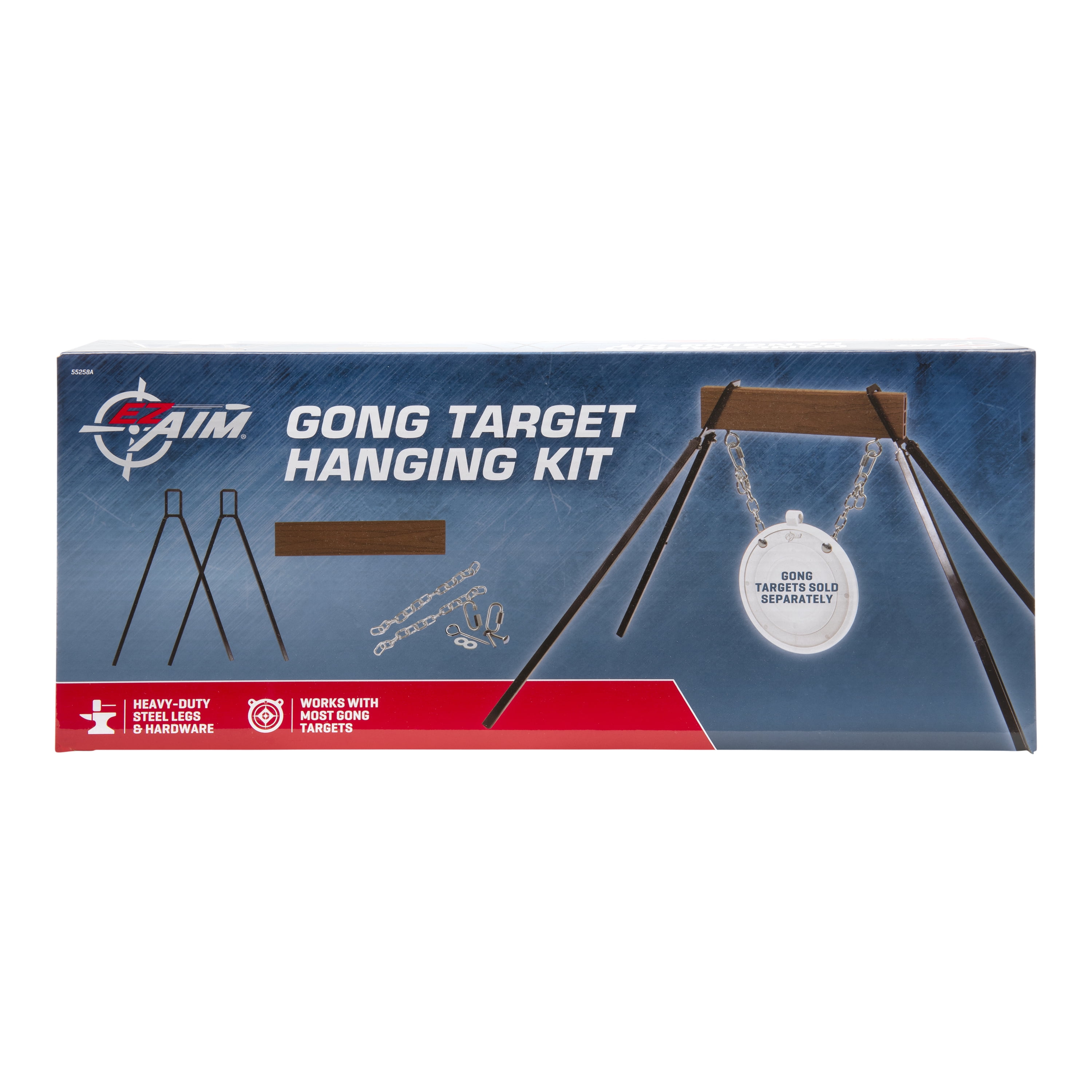 Allen Company Gong Target Hanger Kit, Heavy-Duty Steel, Target Stand