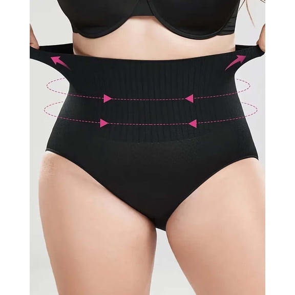 Plus Size Shapewear for Women,Body Shaper Panties,Butt Lifting Panties Hi- Waist Trainer Body Shaper Short Belly Underwear