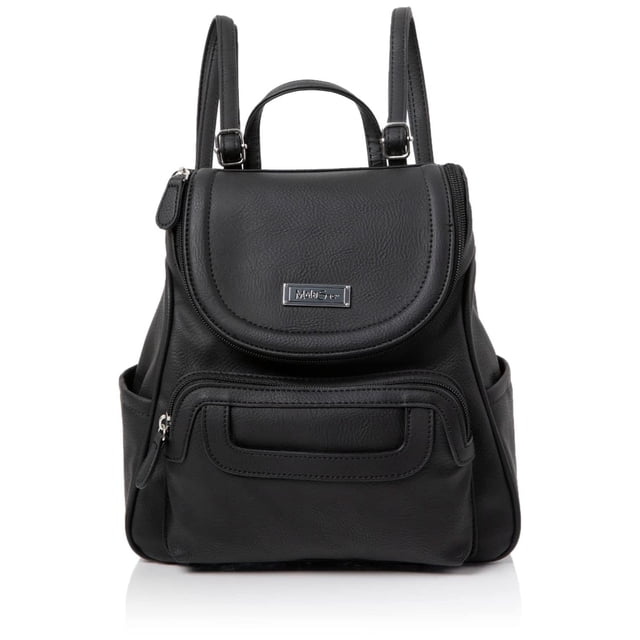 Mochila MultiSac Major Cuero Vegano 10 Pulgadas 6 Bolsillos