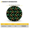 thumbnail image 5 of Yuyamidu Green Hat Tire Covers Green Leaf Spare Wheel Tire Cover Waterproof Tyre Covers for RV Travel Trailer, Truck, SUV St. Patrick's Day Auto Decorative Accessories, 5 of 5