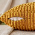 thumbnail image 4 of Juego de 2 Fundas de Almohada de Pana Granulada para Sofá, Fundas para Cojines, Fundas de Cojín Decorativa Suave Moderna, Cómodo y Lavable a Máquina, No se Desvanece (Amarillo), 4 of 4