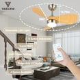 thumbnail image 2 of Ventilador de Techo con Luz para Recámara: Ventilador de Techo Pequeño y Silencioso de 30 Pulgadas con Control Remoto - 6 Velocidades y 3 Cc - Motor CC Reversible - Uso en Interiores y Exteriores - Registro de 3 Aspas, 2 of 7
