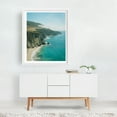 thumbnail image 2 of Big Sur Coastal 01 - California Photography Coast Ocean Beach Landscape Nature Scenic Summer White Framed Wall Art Print 9 x 12 inches, 2 of 3