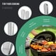 thumbnail image 3 of Pinzas de cocina de acero inoxidable extralargas de 12 pulgadas, 2 uds., pinzas de cocina con puntas redondas, pinzas de cocina para barbacoa, barbacoa, Pasta TUNC Sencillez, 3 of 5