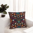 thumbnail image 6 of Pofeuu Colorful Mexican2 Print Double-sided plush pillowcase Square Throw Pillow Covers Pillows Cover for Living Room Bedroom Sofa Couch Cushion Cover（No pillow core）-22"x22", 6 of 7