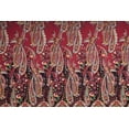 thumbnail image 2 of Zelouf Zs1710I-2 Print Ity  , Sewing, DIY, Crafts Fabric by the Yard, 985 Black/rust, 20 Yard, 2 of 2