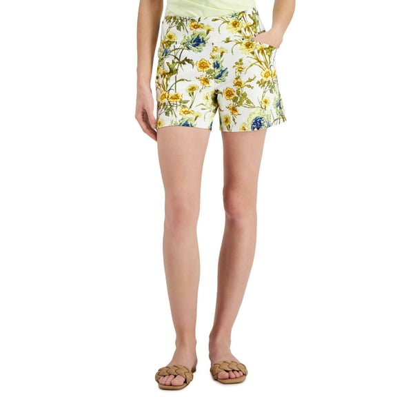 Inc International Concepts Womens High Rise Floral Print Shorts Phoebe Garden 8