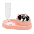 thumbnail image 1 of Comedero para Perros, Dobles de Acero Inoxidable para Cachorros Y Gatos, para Alimentos, Sunnimix dispensador de agua para gatos, 1 of 7