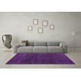 thumbnail image 3 of Ahgly Company Indoor Square Oriental Purple Modern Area Rugs, 6' Square, 3 of 4