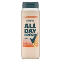Degree All Day Body Wash Fresh Citrus Deep Cleansing Plant-based Cleanser, 20 oz