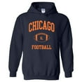 thumbnail image 2 of Chicago Classic Football Arch American Football Team Sports Hoodie - 3X-Large - Navy, 2 of 6