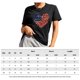 thumbnail image 3 of Camiseta Del 4 De Julio Camiseta con estampado de amor del 4 de julio para mujer, camiseta holgada informal para mujer, Tops femeninos (negro XXL) Cgtredaw Para estrenar, 3 of 6