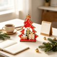 thumbnail image 7 of Eolstice Christmas Wooden Tabletop Ornaments, Festive Wood Centerpiece, Seasonal Xmas Desktop Decor, Home Holiday Party Decoration, Cute Table Accent, 7 of 7