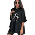 thumbnail image 5 of Women T Shirts and Men T shirt Oversized Shirts Cool Graphic Tees for Men Vintage Streetwear Sweat Casual Shirt 2XL, 5 of 5
