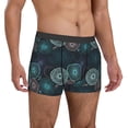 thumbnail image 5 of Mens Underwear Boxer Briefs - Jellyfish Pattern No.9028 Comfort Breathable men's boxer briefs with Flex Waistband, 5 of 7