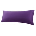 thumbnail image 1 of PiccoCasa 100% Cotton Body Pillowcases Soft Envelope Closure Grape 20"x72", 1 of 7