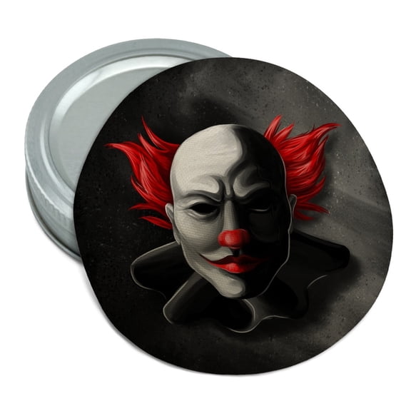 Scary Clown Face Round Rubber Non-Slip Jar Gripper Lid Opener
