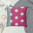 thumbnail image 2 of Mouse Bright Pink Soft Plush Decorative Toddler Pillow, Pink, White, Black, 2 of 5
