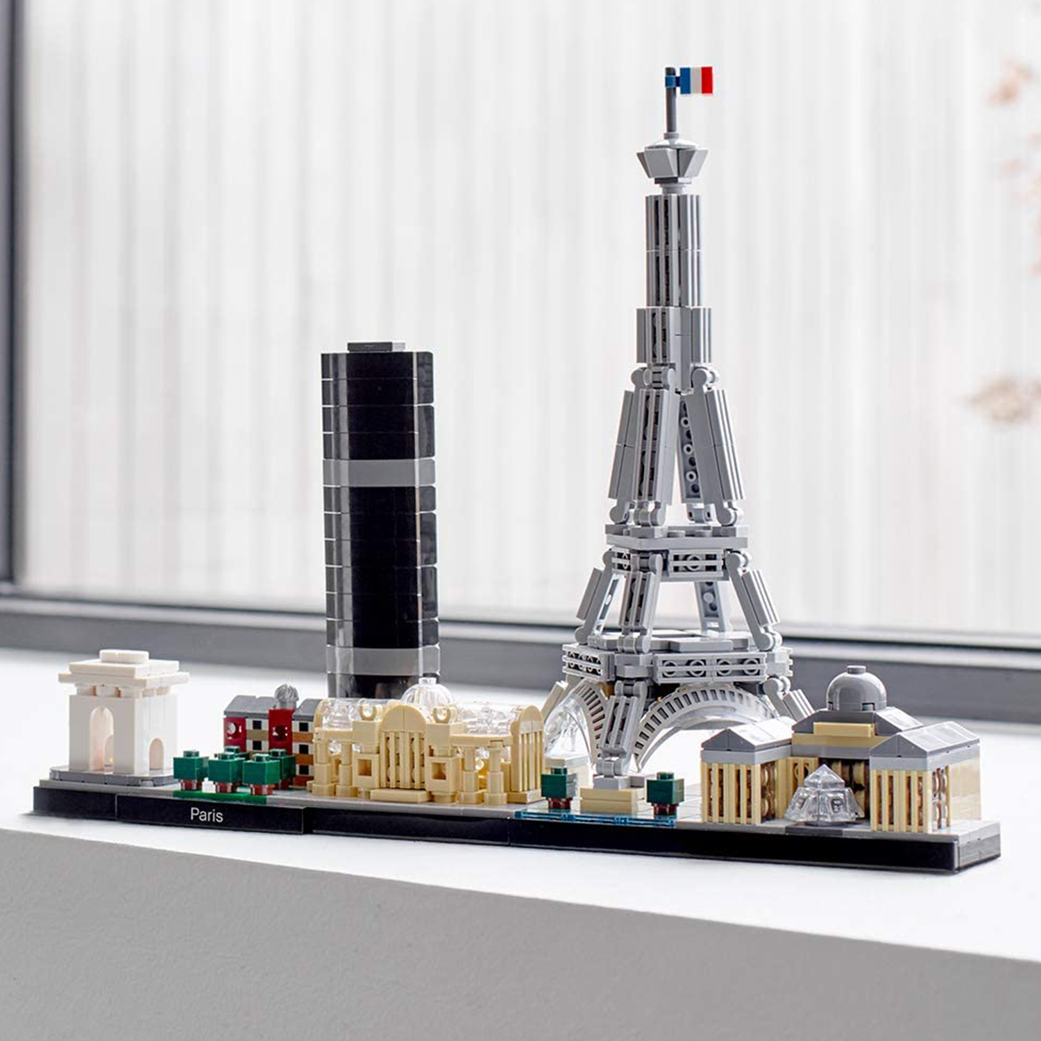 LEGO Architecture Paris Skyline, Collectible Model Building Kit with Eiffel Tower and The Louvre, Skyline Collection, Office Home Décor, Unique Gift to Unleash any Adult's Creativity, 21044 - image 3 of 6