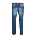 thumbnail image 3 of RAW X Men's Skinny Fit Stretch Jeans, Fashion Rips Destroyed Distressed Washed Denim Jean Pants for Men, Tint, 3 of 7